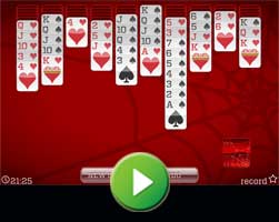 Haz clic para empezar a jugar al Solitario Spider